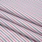 1 Yard Cotton Oxford Shirting Navy Blue Red and White Candy Stripes Deadstock
